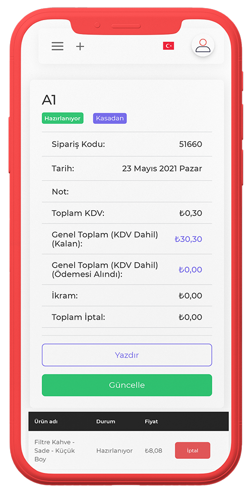 Mobile Restaurant Pos